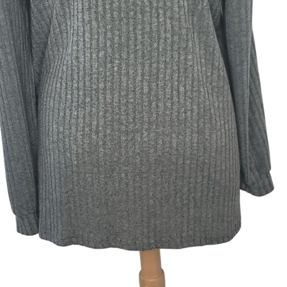 Ofeefan Cozy‎ Green Ribbed Sweater Tunic - Picture 9 of 14